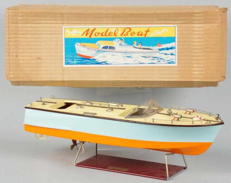 Appraisal: Wooden Boat Toy Description Japanese Post-war This lot comes with