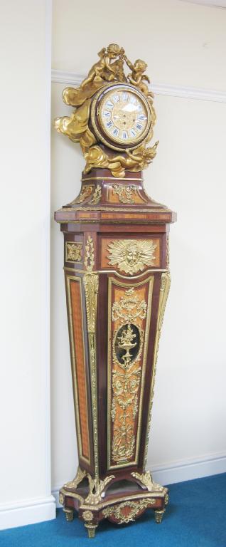 Appraisal: A Louis XVI style ormolu mounted Longcase Clock with circular