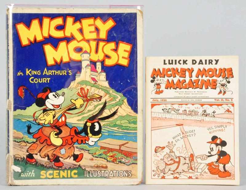 Appraisal: Lot of Walt Disney Mickey Mouse Book Booklet Description Includes