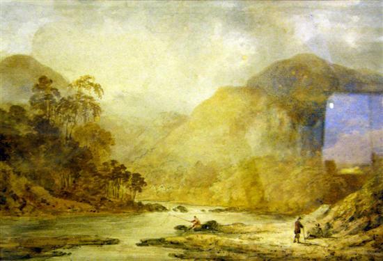 Appraisal: Attributed to Benjamin Barker of Bath - Anglers by a