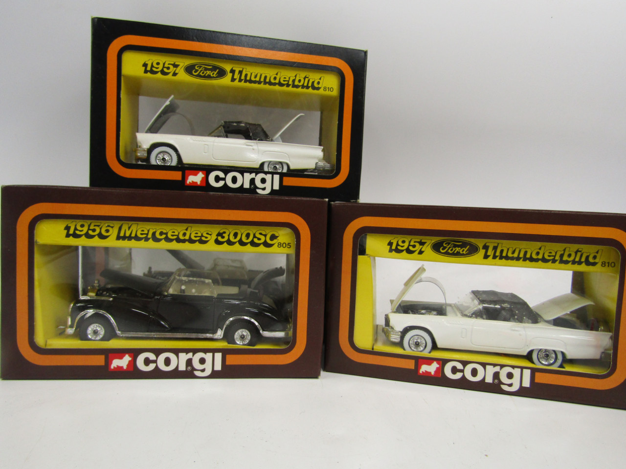 Appraisal: Corgi 's Classics Jaguar XK Mercedes c Thunderbolt all boxed