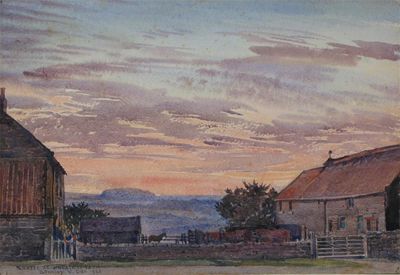 Appraisal: Stanley Watson Gibb F R S A - Sunset at