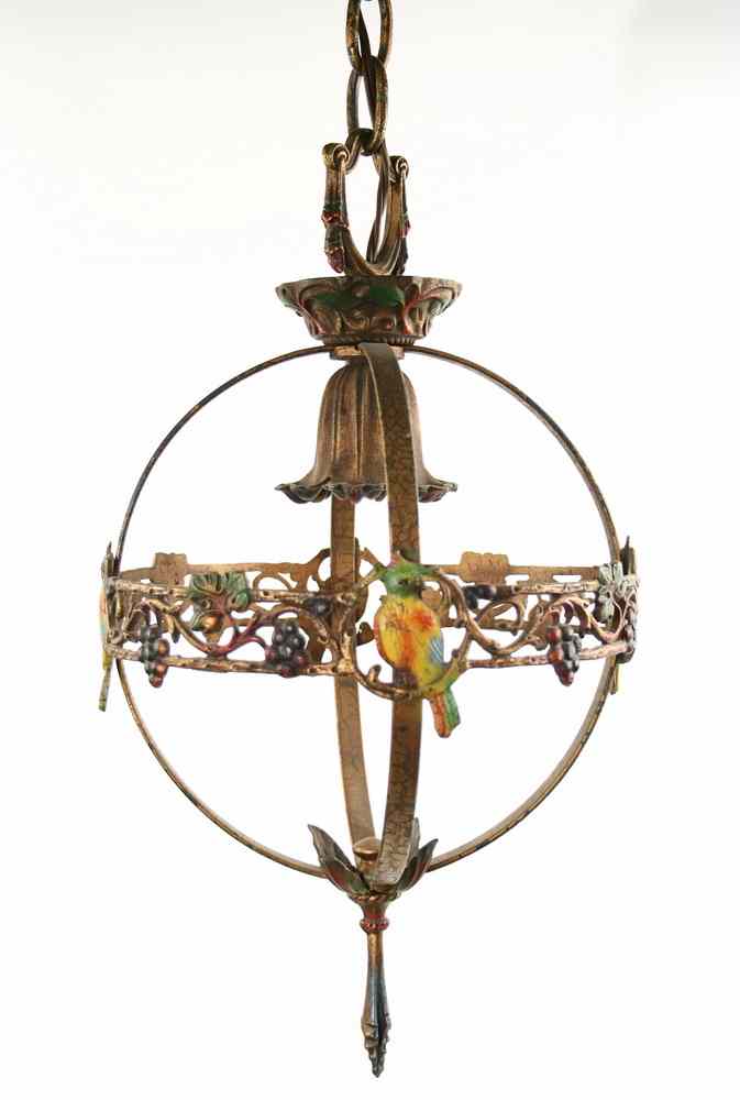 Appraisal: LIGHT FIXTURE - Circa - cast metal ceiling light fixture