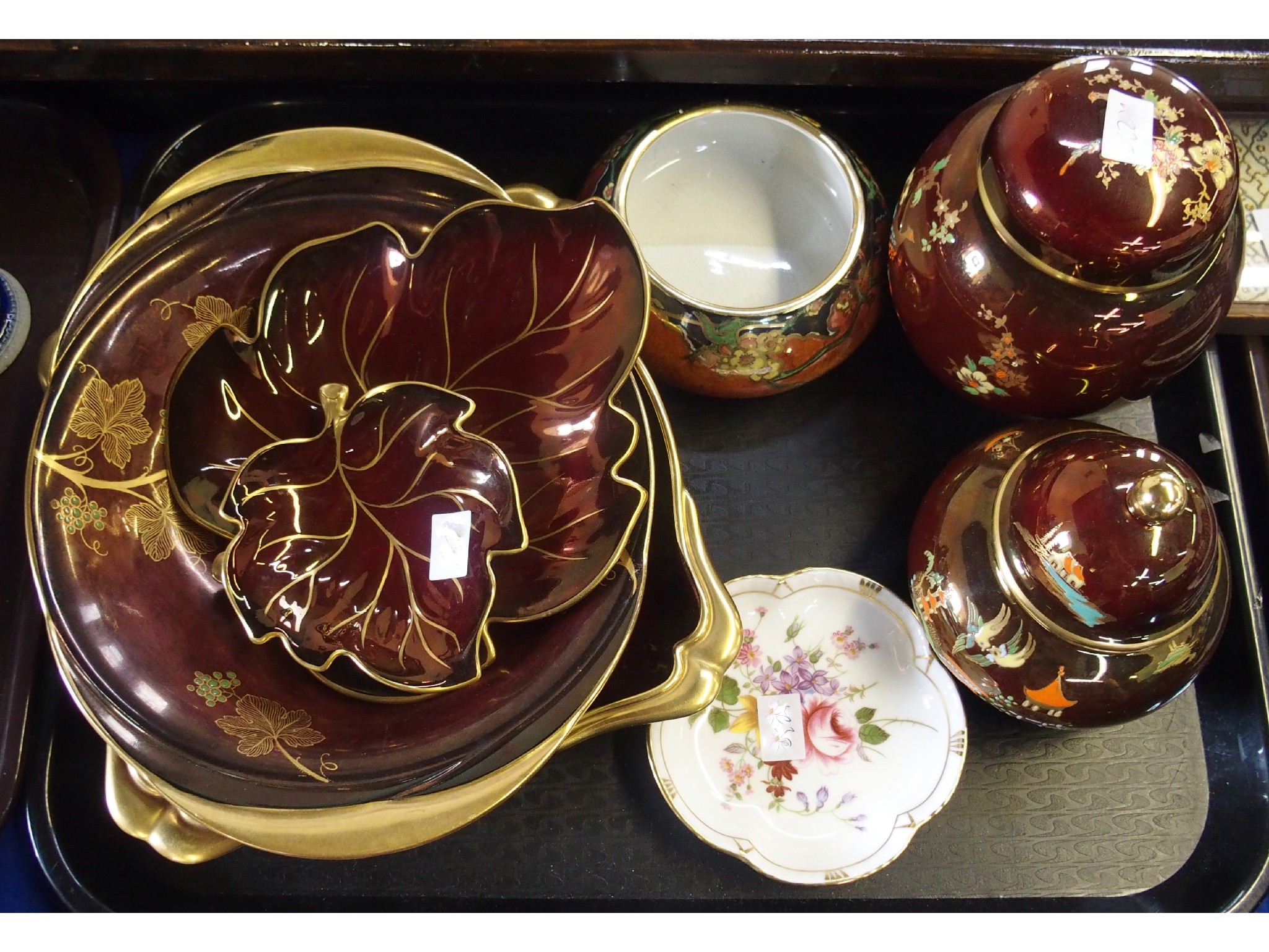 Appraisal: Assorted Carlton Ware rouge royale and other items