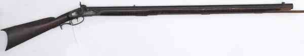 Appraisal: Full-Stock Percussion Rifle cal '' barrel Full stock with brass