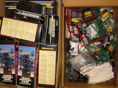 Appraisal: Ten Scalextric accessories packs boxed and a carton of bubble