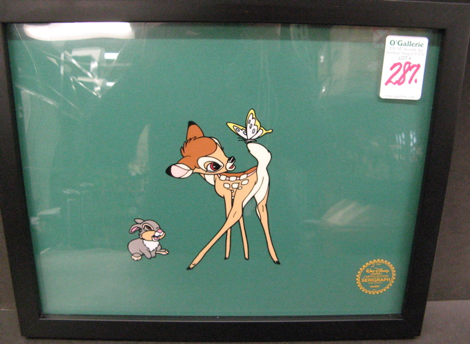 Appraisal: WALT DISNEY COMPANY LIMITED EDITION SERIGRAPH CEL titled Bambi in