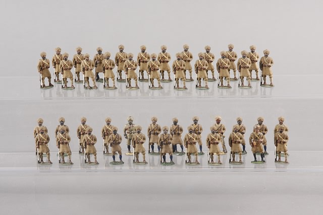 Appraisal: Lot of Erickson repainted figures representing Indian Army Northwest Frontier