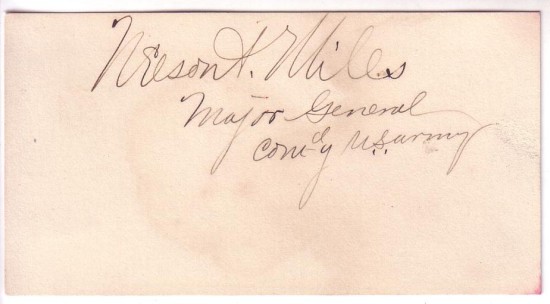 Appraisal: CIVIL WAR MILES NELSON A Signature and rank as Major