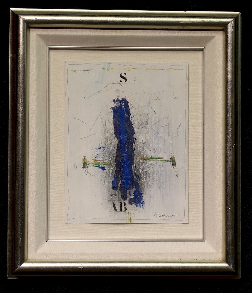 Appraisal: James Coignard French - Mixed Media James Coignard French -