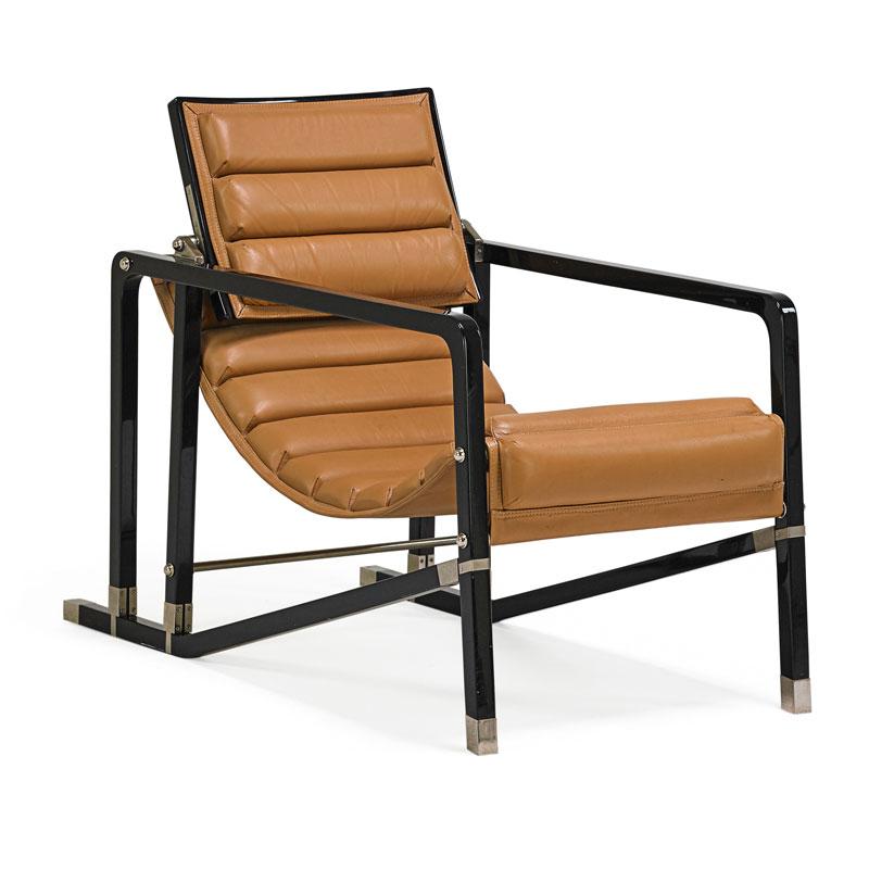 Appraisal: EILEEN GRAY Transat chair Condition Report A few light scuffs