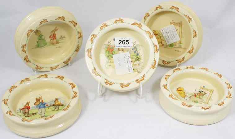 Appraisal: Royal Doulton Bunnykins set of x '' Baby Plates inc