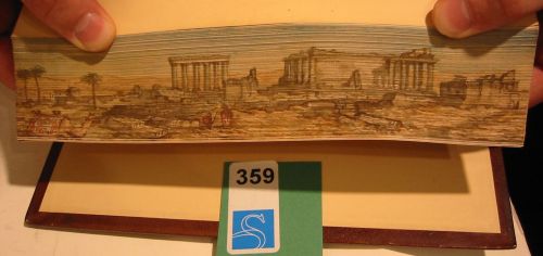 Appraisal: FORE-EDGE PAINTING Mangin Arthur The Desert World Illustrated vo publisher's