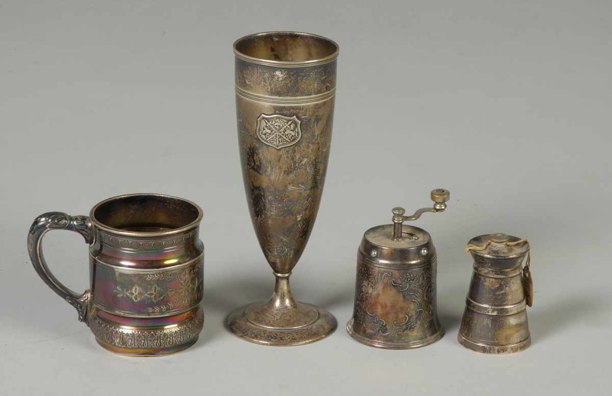 Appraisal: Group of Silver Items Sterling Child's Cup Tiffany Co Sterling