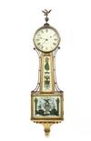 Appraisal: BANJO CLOCK - Fine th c custom made weight driven