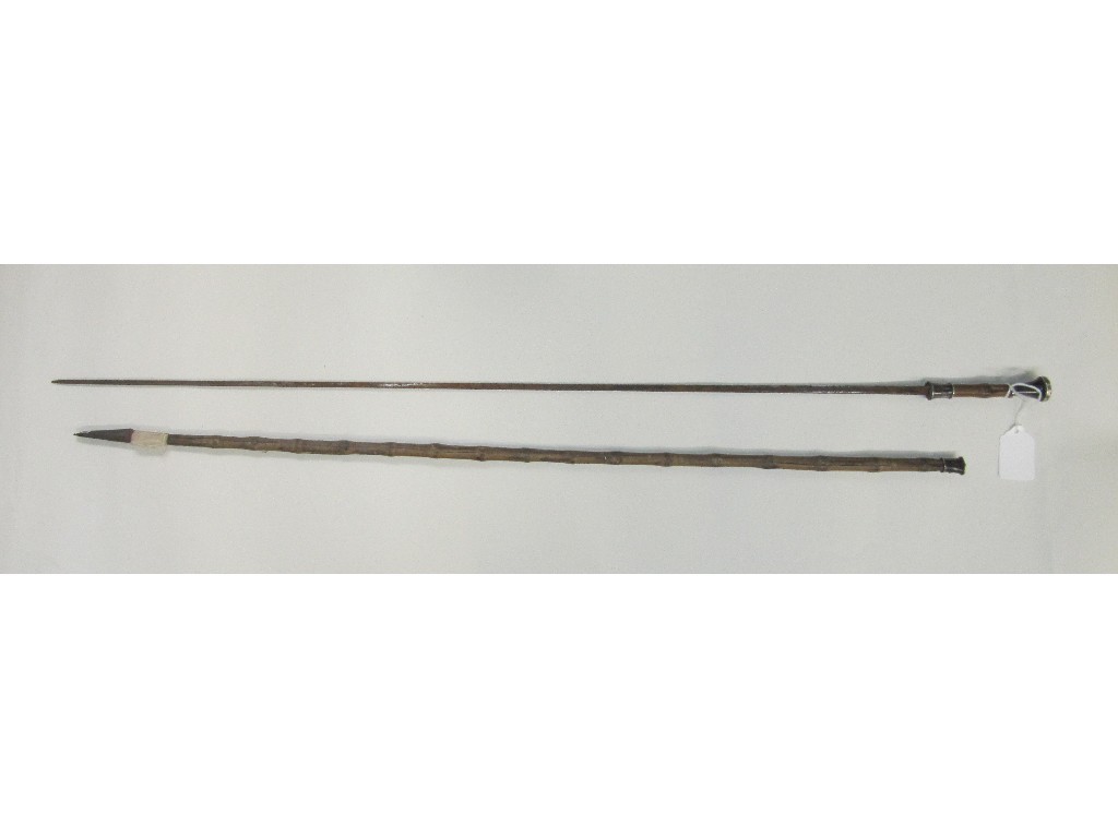 Appraisal: Bamboo sword stick