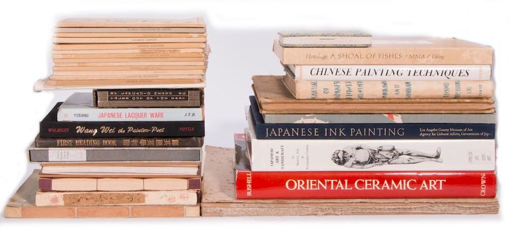 Appraisal: Japanese and Chinese art and reference books A collection of