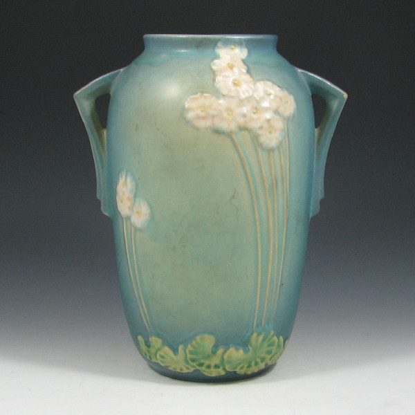 Appraisal: Roseville Primrose - Vase Roseville Primrose vase in blue Marked