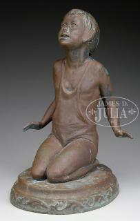 Appraisal: MARSHALL MAYNARD FREDERICKS American - SWIMMING GIRL Bronze Signed on