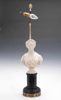 Appraisal: A Copeland Parian Bust of Queen Victoria Mounted as a