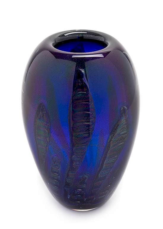 Appraisal: Christopher Ries American b Vase Christopher Ries American b Vase