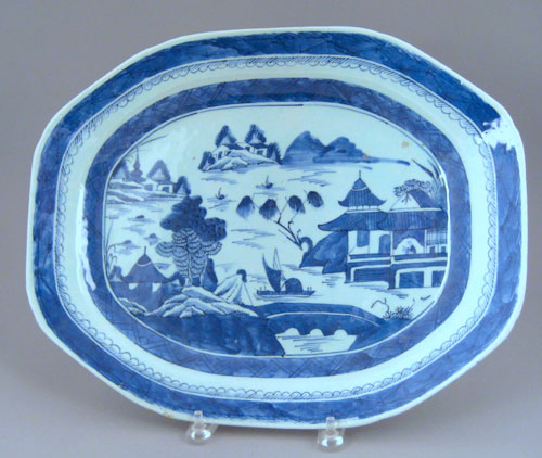 Appraisal: Chinese export Canton platter th c l w