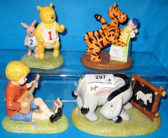 Appraisal: Royal Doulton Disney Winnie the Pooh Figures Robins Melody WP