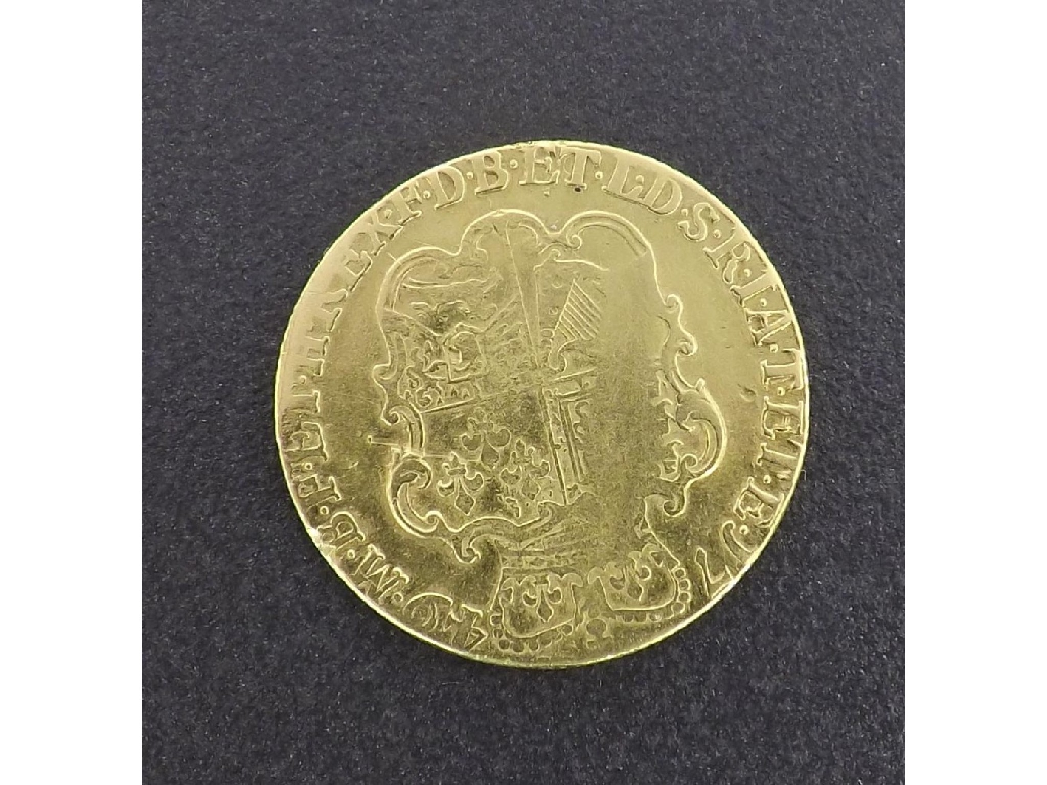 Appraisal: George II gold guinea coin gm mm diameter