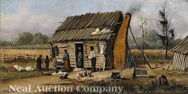 Appraisal: William Aiken Walker American South Carolina - Cabin oil on