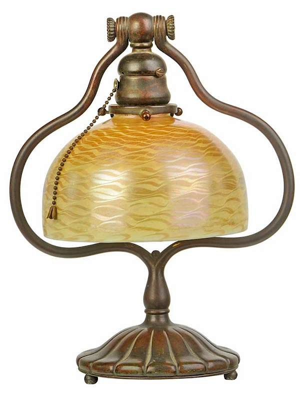 Appraisal: Tiffany Studios Favrile Lamp Model New York early th century