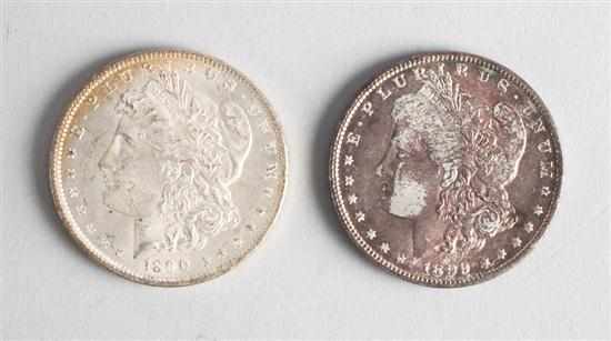 Appraisal: United States Morgan silver dollar CC AU- Estimate - Coin