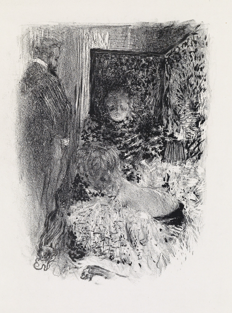 Appraisal: DOUARD VUILLARD Intimit Lithograph on smooth cream wove paper circa