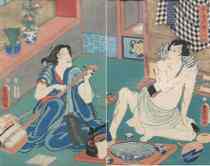 Appraisal: Utagawa Kunisada Toyokuni III Japanese - The Green House of