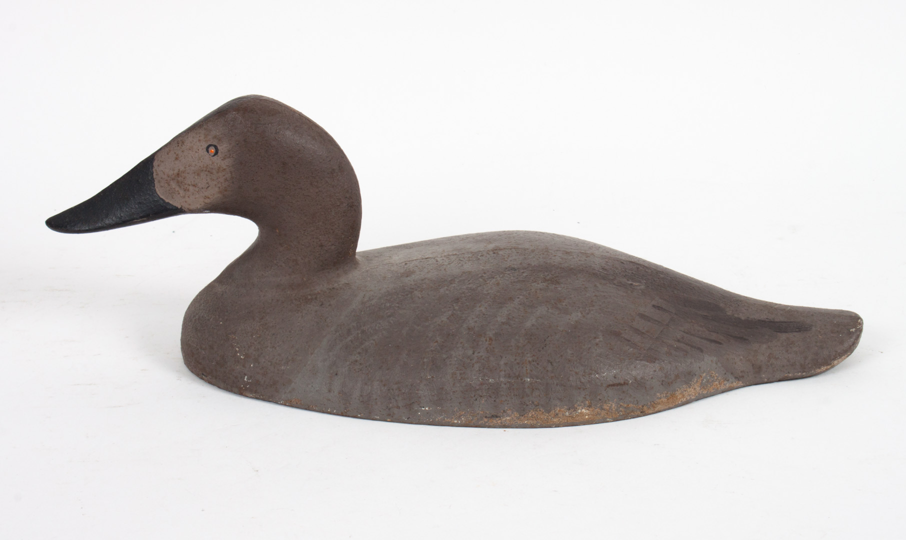 Appraisal: Painted cast iron duck sink box weight first half- th