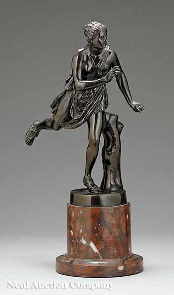 Appraisal: A Good Italian or French Bronze Figure of a Running