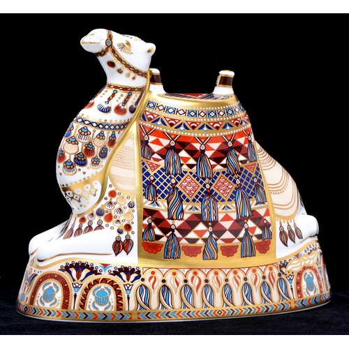 Appraisal: A Royal Crown Derby Camel paperweight