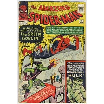 Appraisal: THE AMAZING SPIDER-MAN COMIC Spider-Man vs the Green Goblin VG