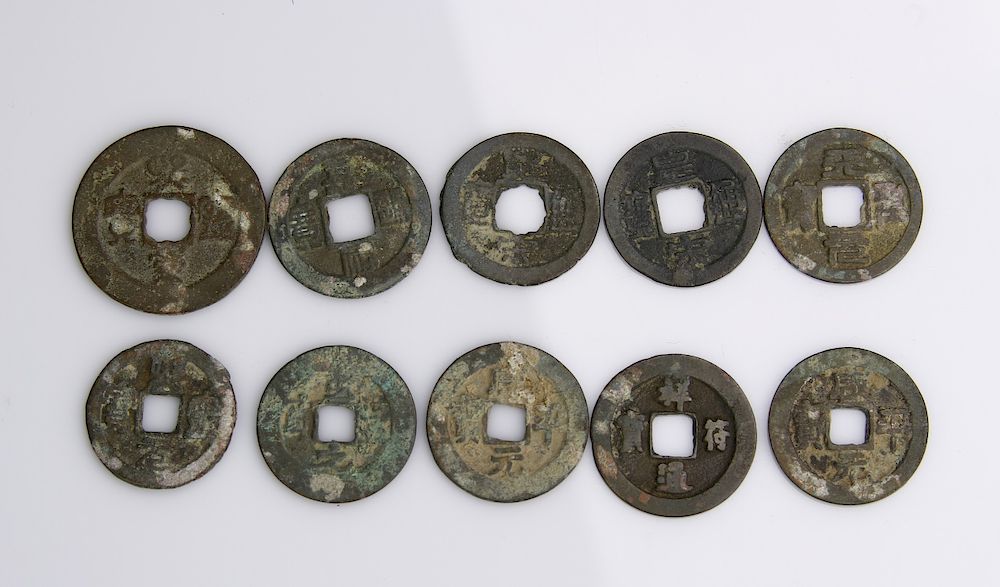 Appraisal: A Group of Song Dynasty Coins A Group of Song