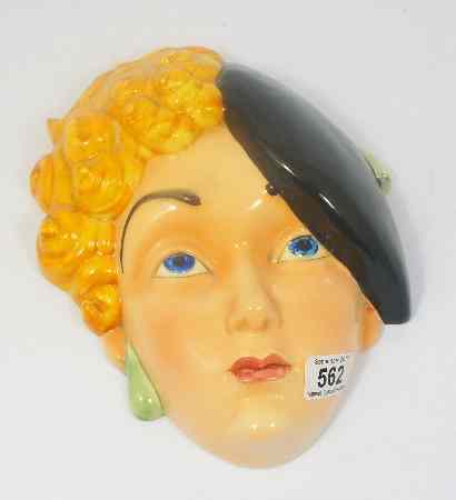 Appraisal: A Beswick Wall Pocket - Girl with Black Beret