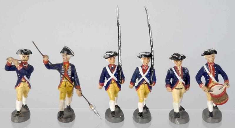 Appraisal: Elastolin cm American Revolutionary War Soldiers Includes one from the