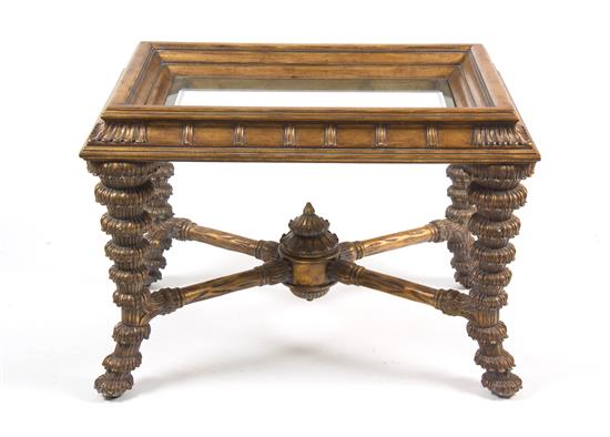 Appraisal: Sale Lot A Rococo Style Giltwood Occasional Table th century