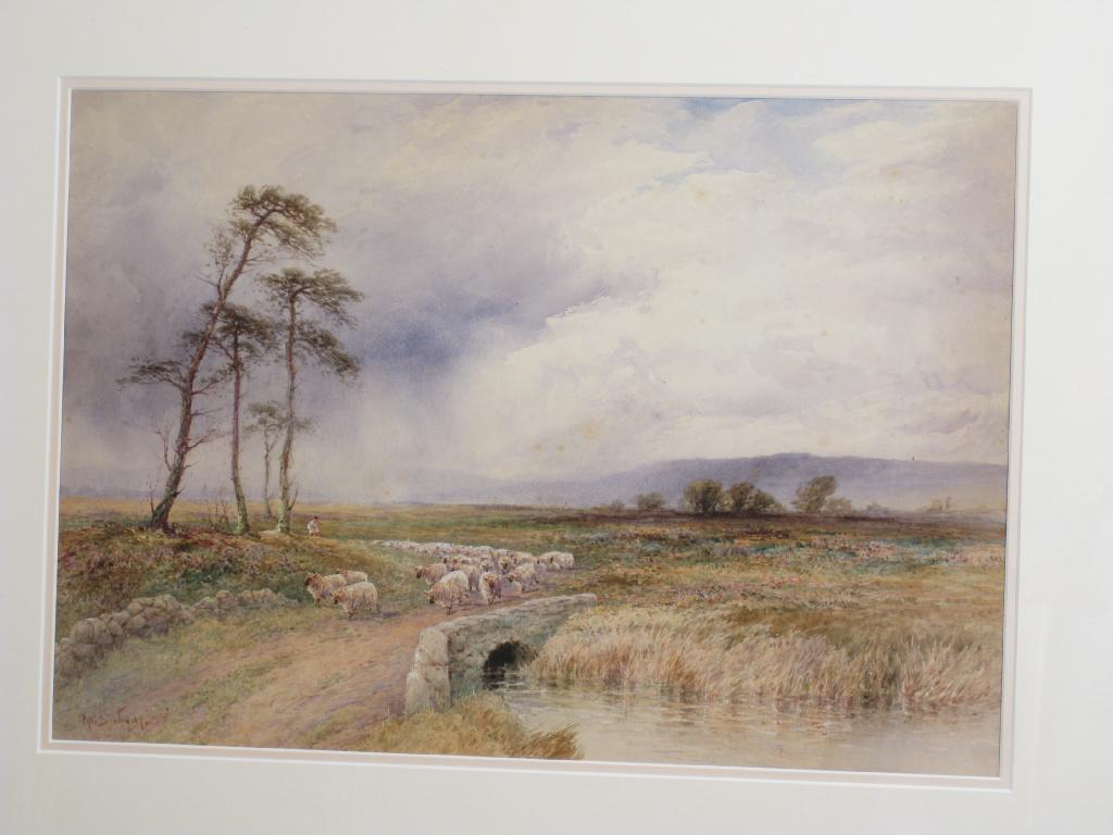 Appraisal: PAUL BERTRAM fl c - A heathland Landscape with a