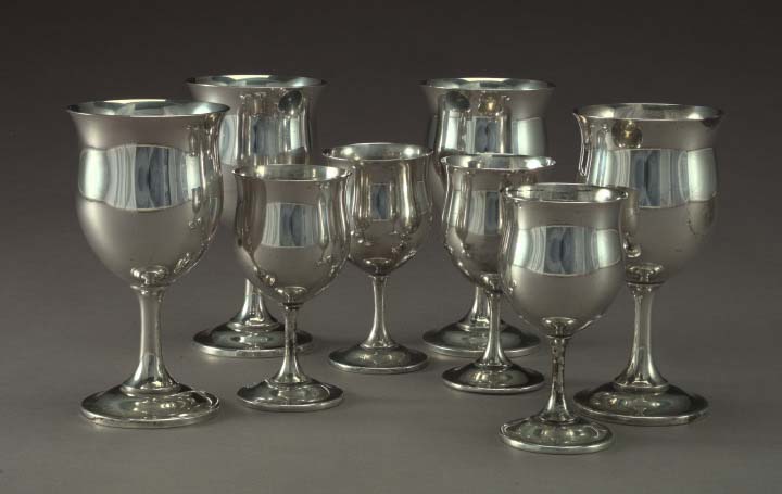 Appraisal: Set of Twelve Reed and Barton Sterling Silver White Wine