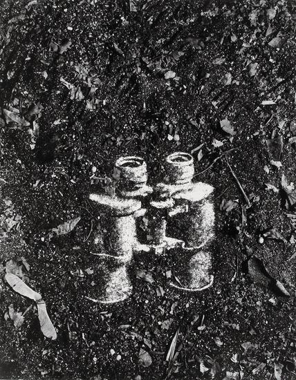 Appraisal: Vik Muniz b Binoculars from Pictures of Soil Gelatin silver