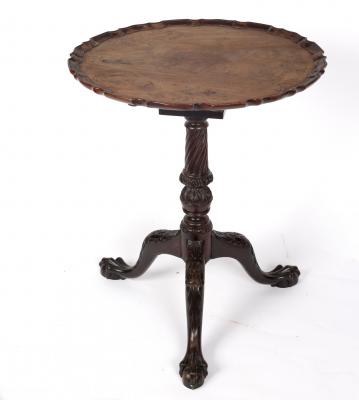 Appraisal: A late th Century style circular table the top with