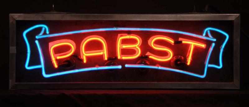 Appraisal: Pabst Can Neon Sign Description s Pabst Brewing Company Milwaukee