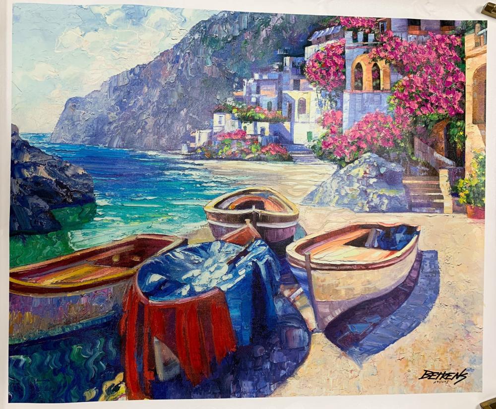 Appraisal: Howard Chester Behrens Am - By Capri Cove and Italian