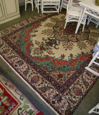 Appraisal: Oriental Rug x Persian Tabriz pattern