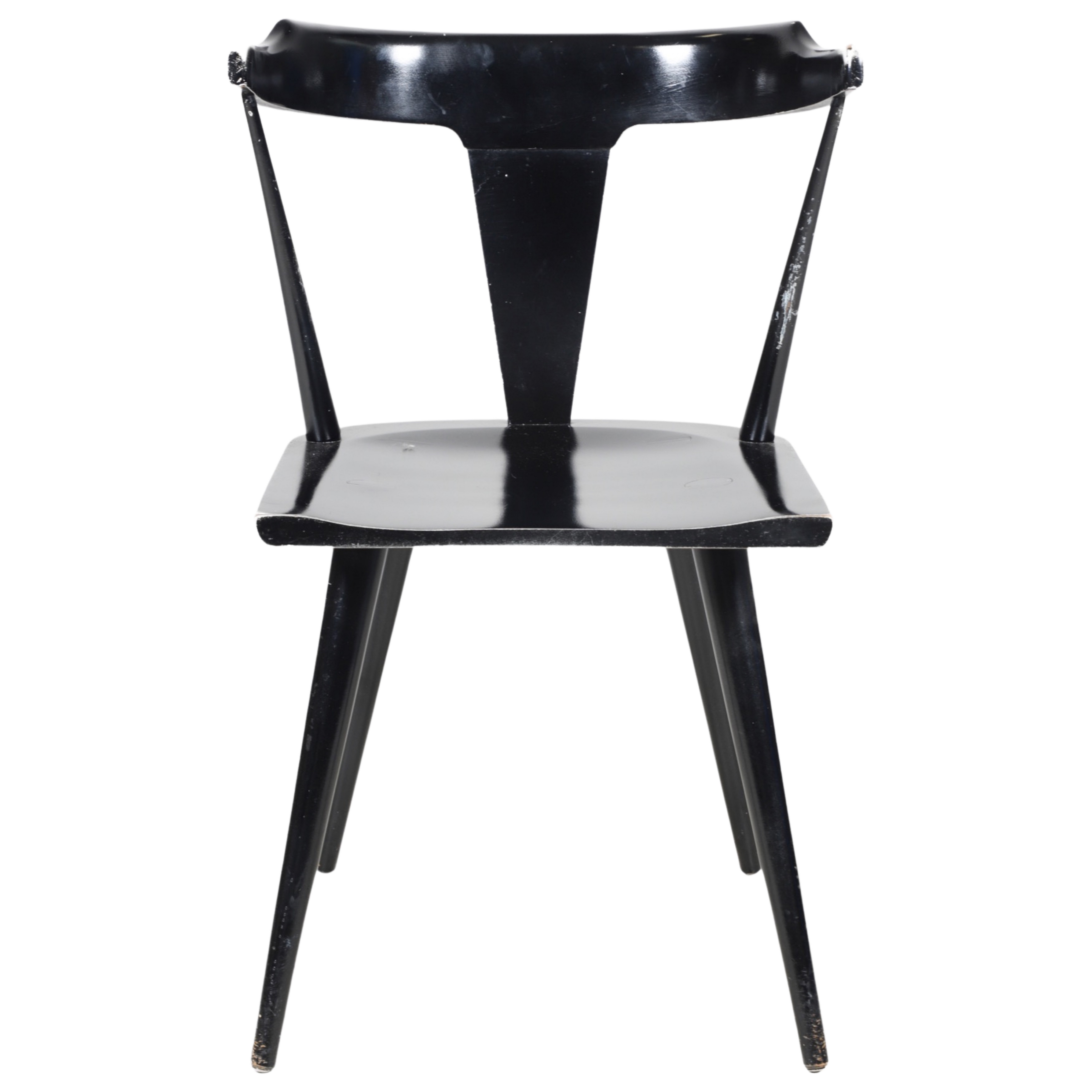 Appraisal: Paul McCobb Planner Group ebonized side chair h x w