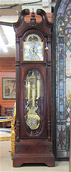 Appraisal: HOWARD MILLER GRANDFATHER CLOCK Stewart model - commemorating Howard Miller's